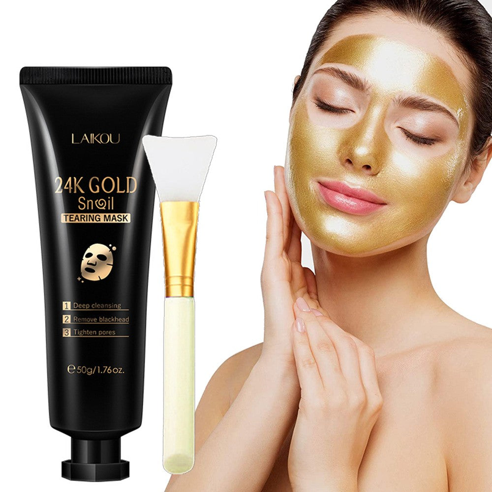 Snail Tear-Off Facial Mask For Refreshed Complexion - Fit Glow