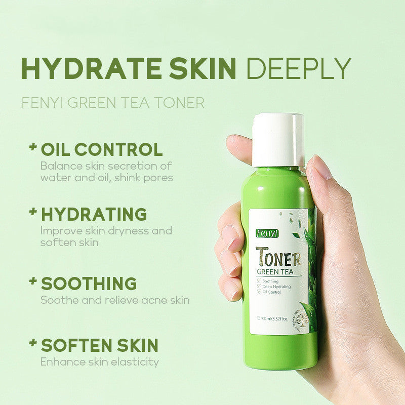 Lightweight Green Tea Toner With Hydrating Formula - Fit Glow