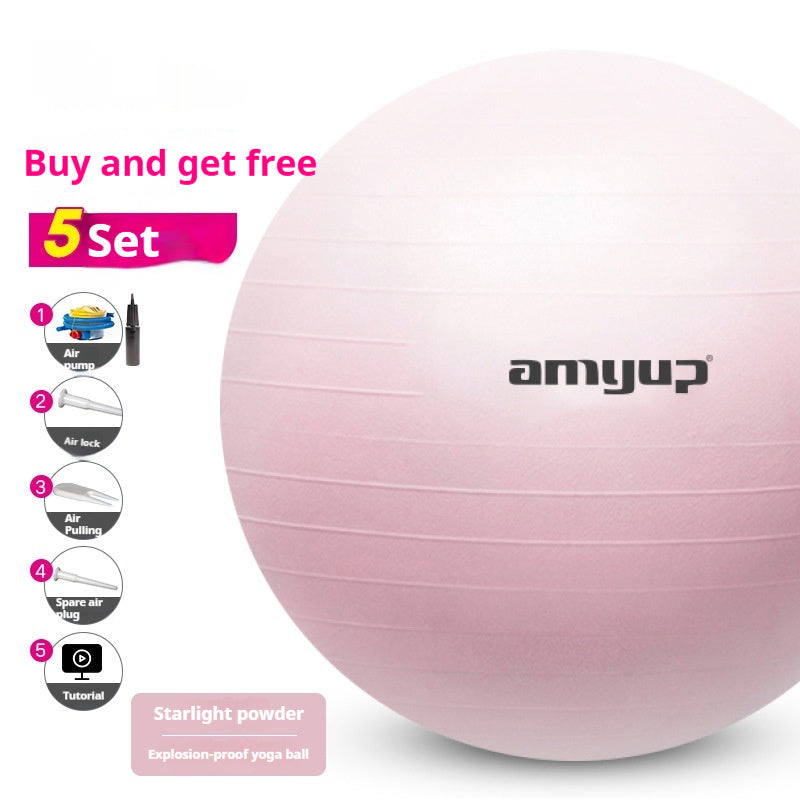 Portable PVC Fitness Ball For Yoga And Stretching - Fit Glow